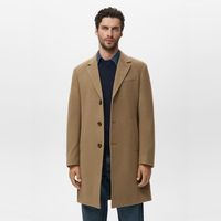 Abrigo Largo Lana Hombre