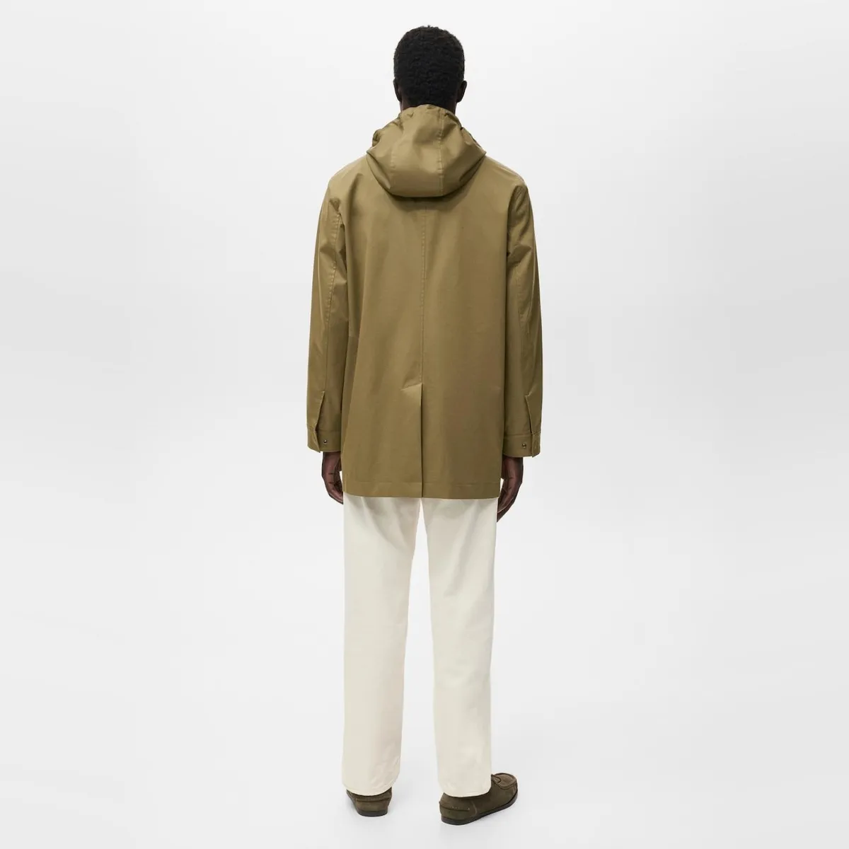 MANGO MAN - Parka Capucha Water Repellent Hombre Mango Man