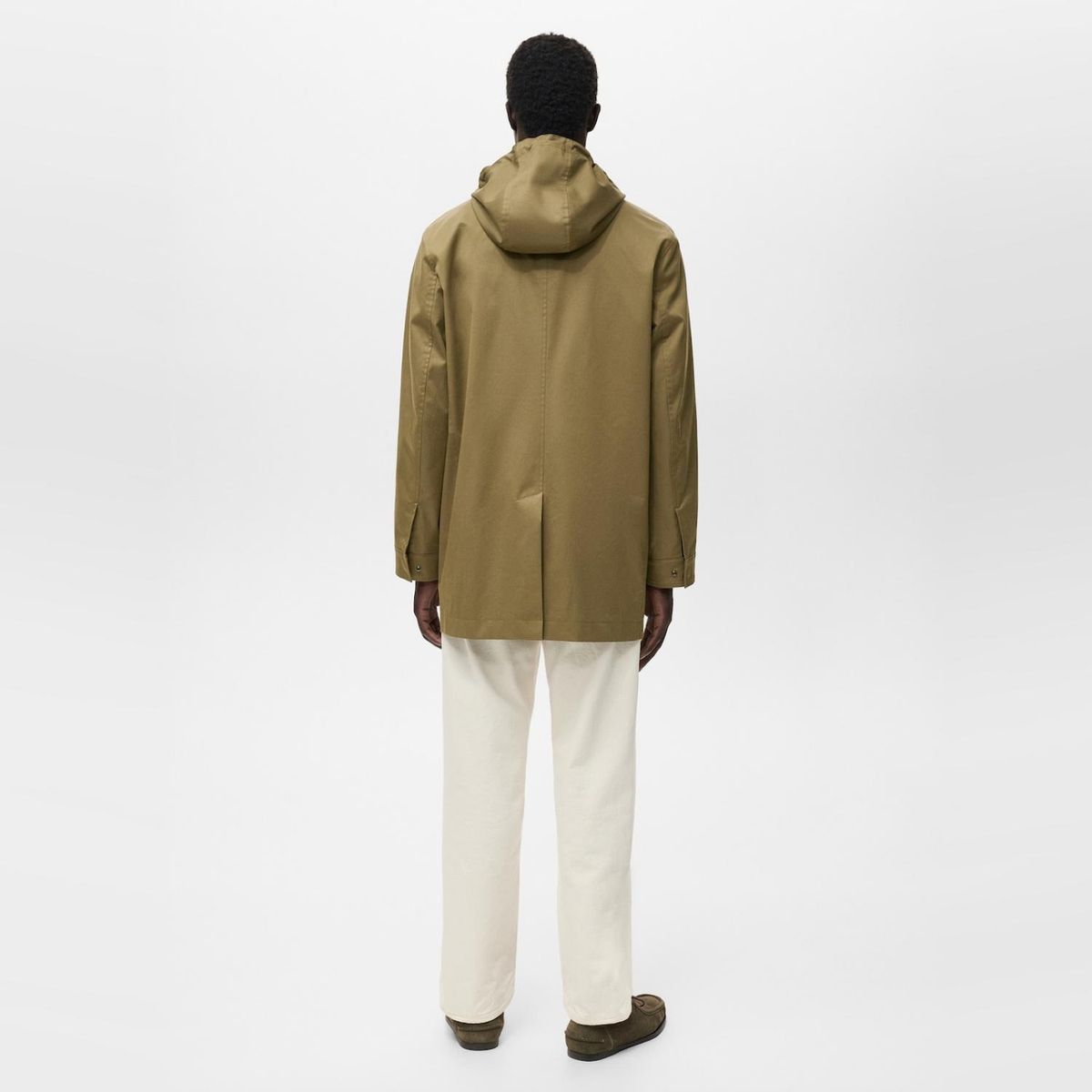 MANGO MAN - Parka Capucha Water Repellent Hombre Mango Man
