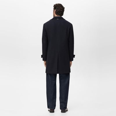 Imagen 2 del producto Abrigo Lana Cuello Chimenea Hombre