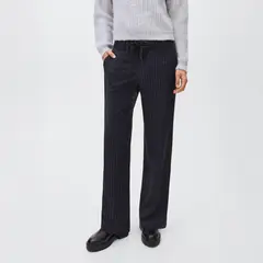 MANGO TEEN - Pantalón Rayas Traje Mujer