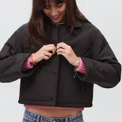 MANGO TEEN - Parka Acolchada Botones Mujer
