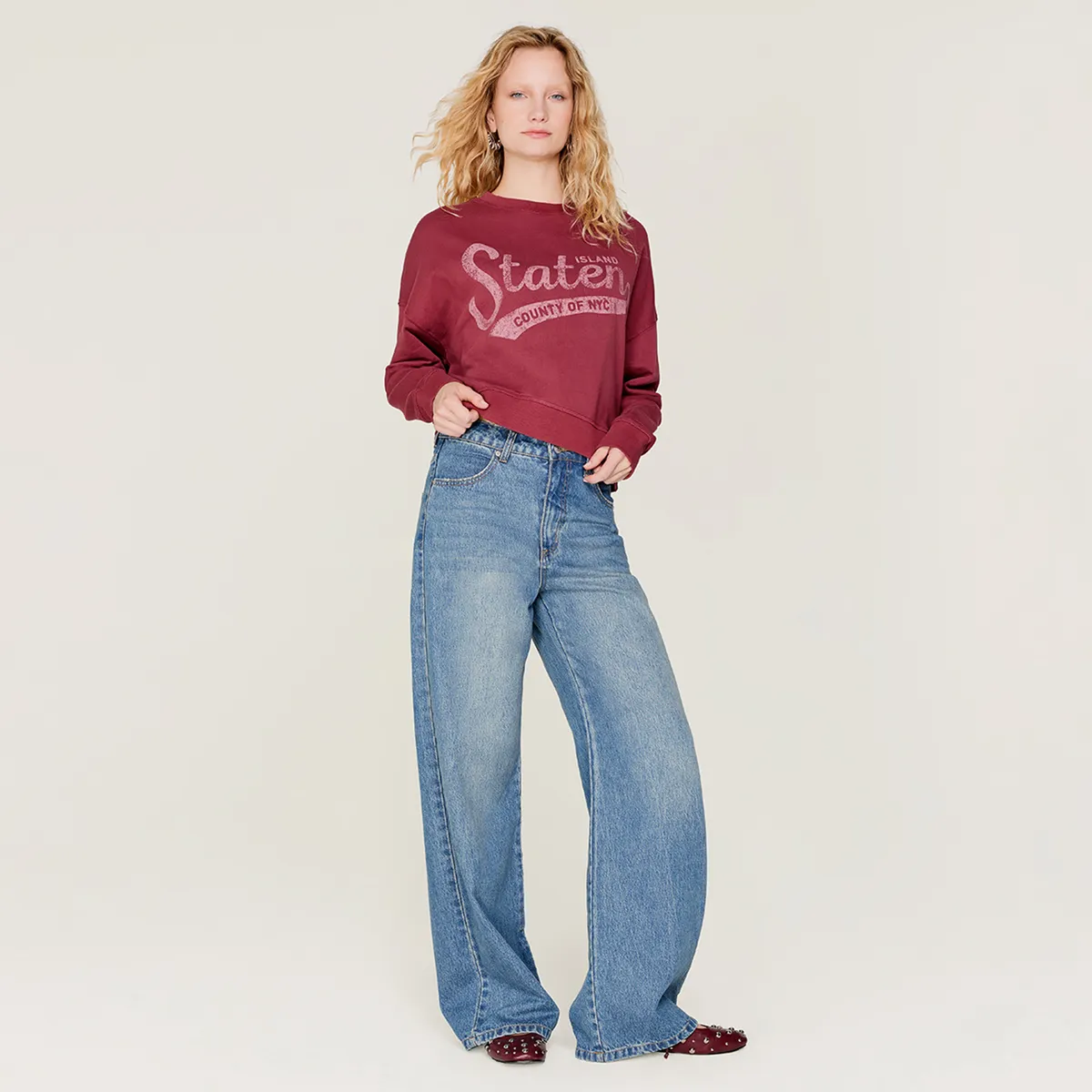 MANGO TEEN - Polerón Mujer Mango Teen