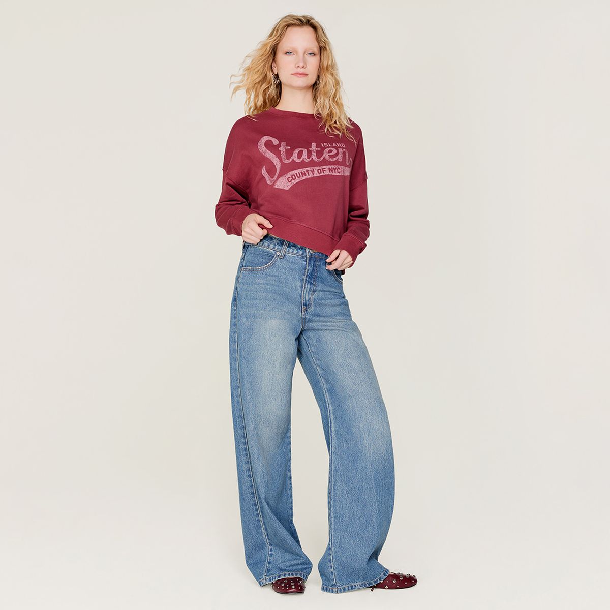 MANGO TEEN - Polerón Mujer Mango Teen