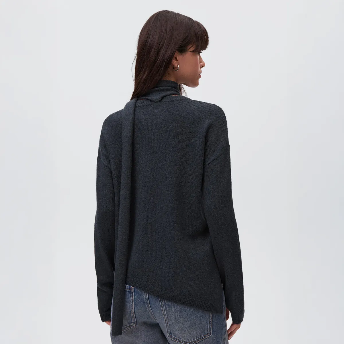 MANGO TEEN - Sweater Punto Asimétrico Mujer Mango Teen