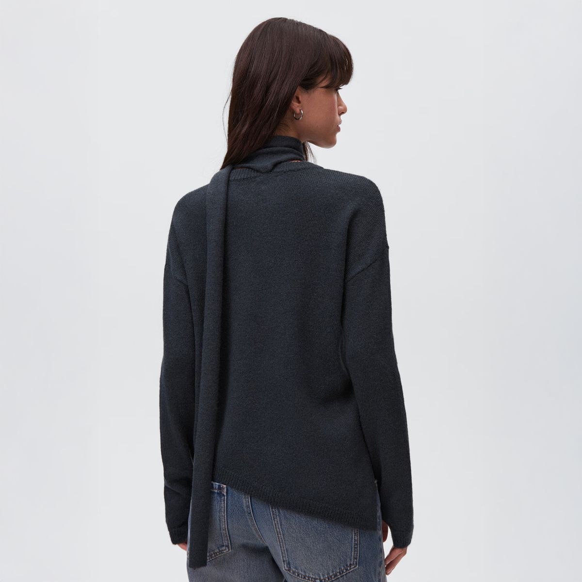 MANGO TEEN - Sweater Punto Asimétrico Mujer Mango Teen