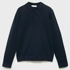 MANGO KIDS - Sweater Punto Cuello Polo Niño Mango