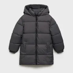 MANGO KIDS - Abrigo Largo Forro Acolchado Niño Mango