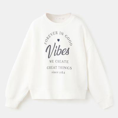 Imagen 2 del producto Polerón Algodón Estampada Niña Mango