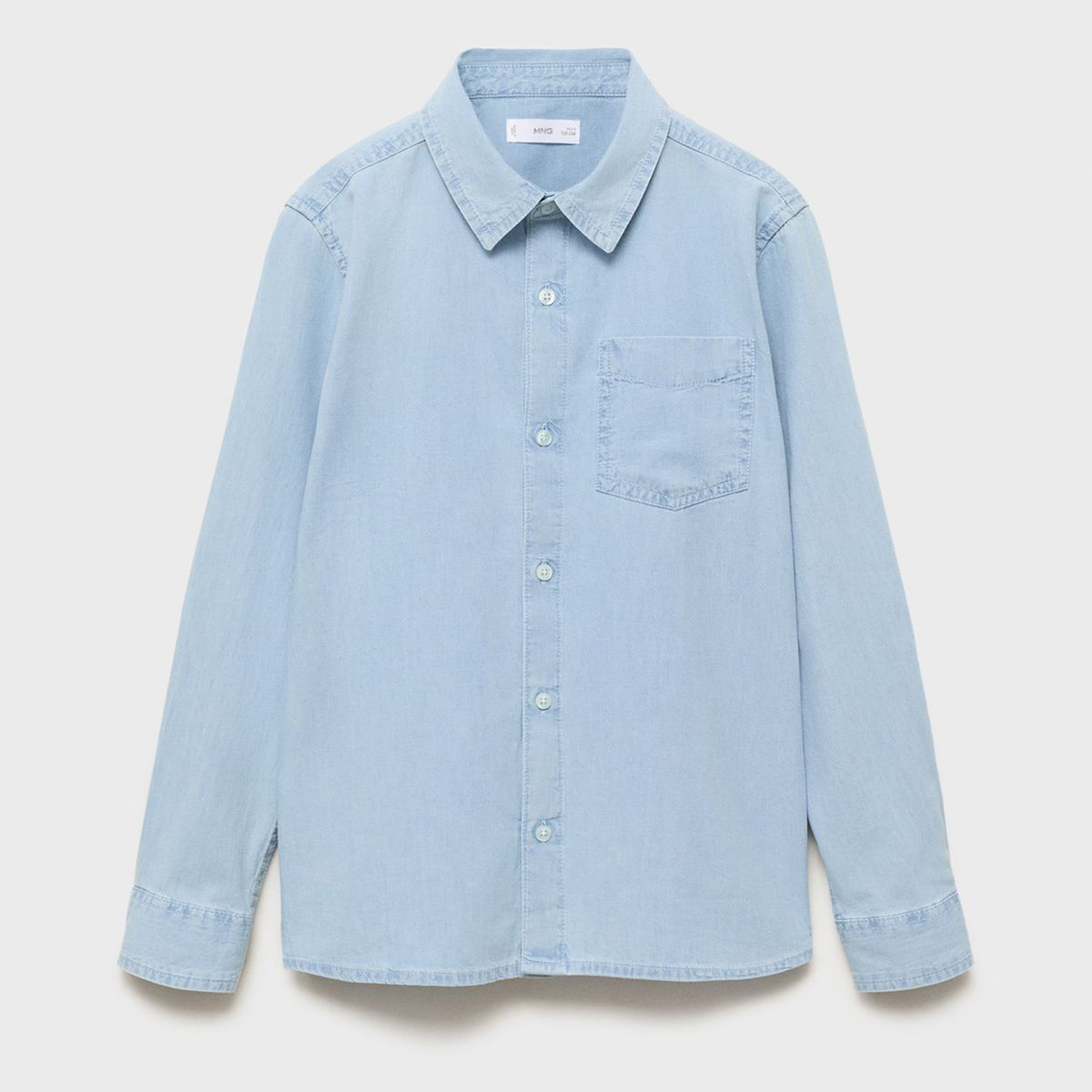 MANGO KIDS - Camisa Denim Algodón  Niño Mango Kids