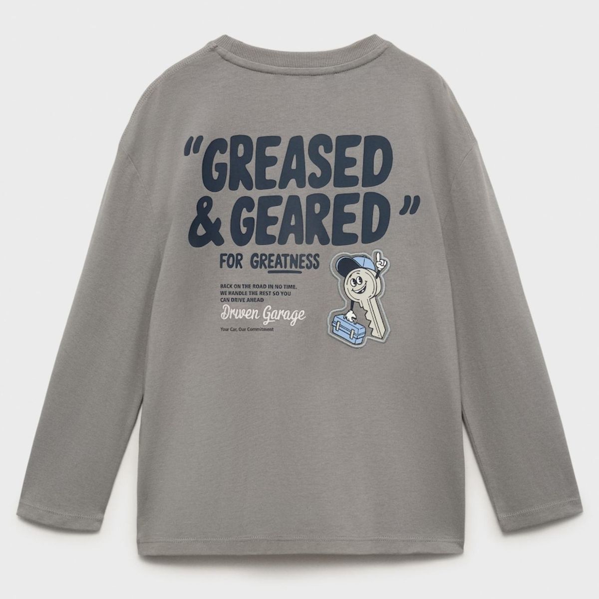 MANGO KIDS - Polera Estampada Algodón Niño Mango Kids