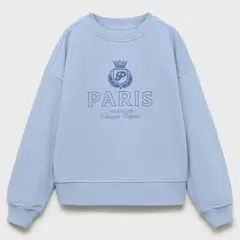 MANGO KIDS - Polerón Bordada Estampada Niña