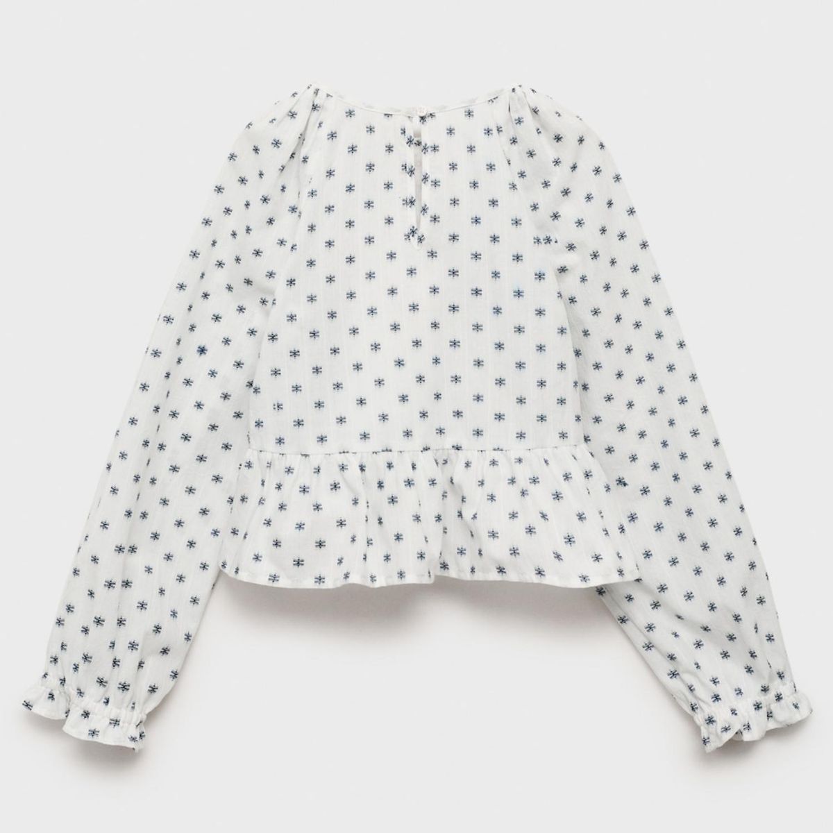 MANGO KIDS - Blusa Estampada Bordada  Niña Mango Kids