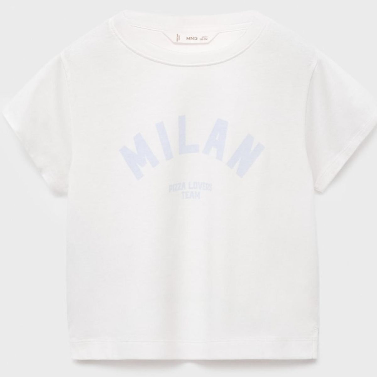 MANGO KIDS - Polera Estampada Manga Corta Niña Mango Kids