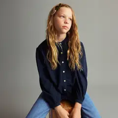 MANGO KIDS - Blusa Algodón Volante Niña