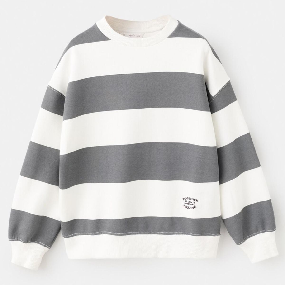 MANGO KIDS - Polerón Algodón Rayas Niño Mango Kids