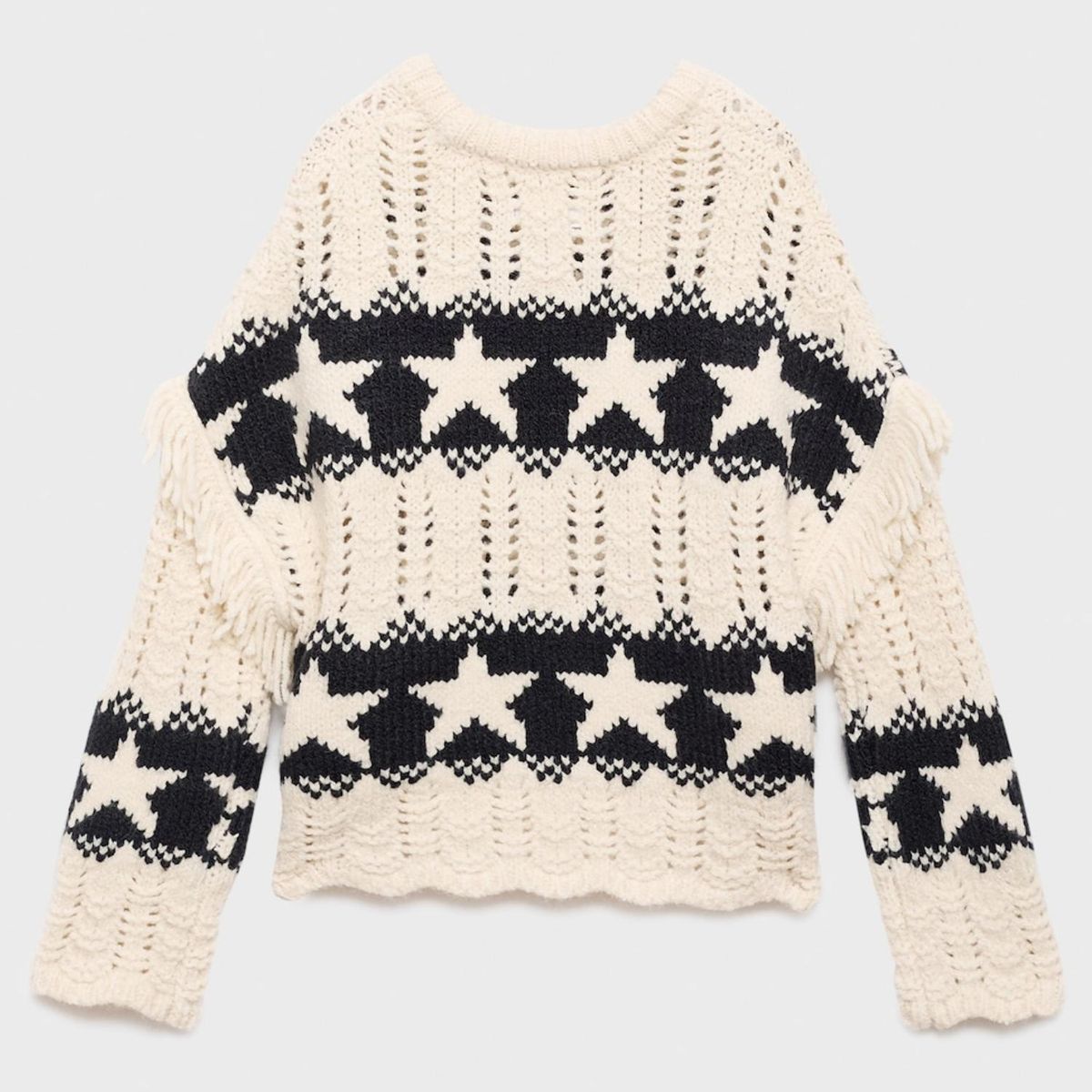 MANGO KIDS - Sweater Punto Estrellas Niña Mango Kids