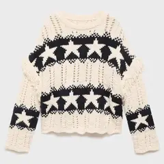 MANGO KIDS - Sweater Punto Estrellas Niña