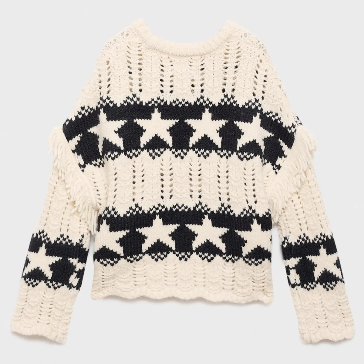 MANGO KIDS - Sweater Punto Estrellas Niña Mango Kids