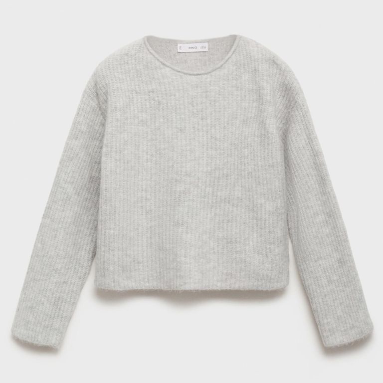 MANGO KIDS Sweater Punto Canalé Niña