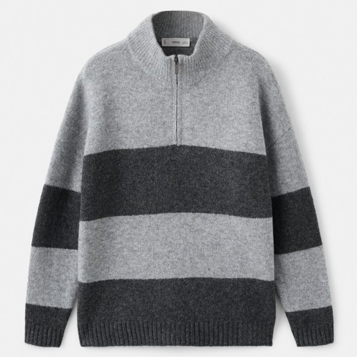 MANGO KIDS - Sweater Rayas Cuello Perkins Niño Mango Kids