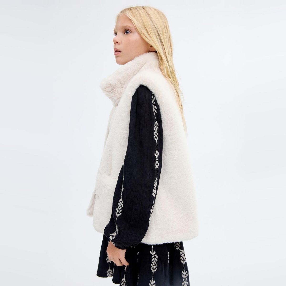 MANGO KIDS - Chaleco Pelo Niña Mango Kids