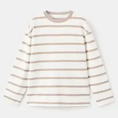 MANGO KIDS - Polera Rayas Algodón Niño