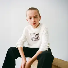 MANGO KIDS - Polera Estampada Algodón Niño