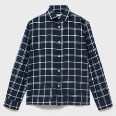 MANGO KIDS - Camisa Cuadros Algodón Niño