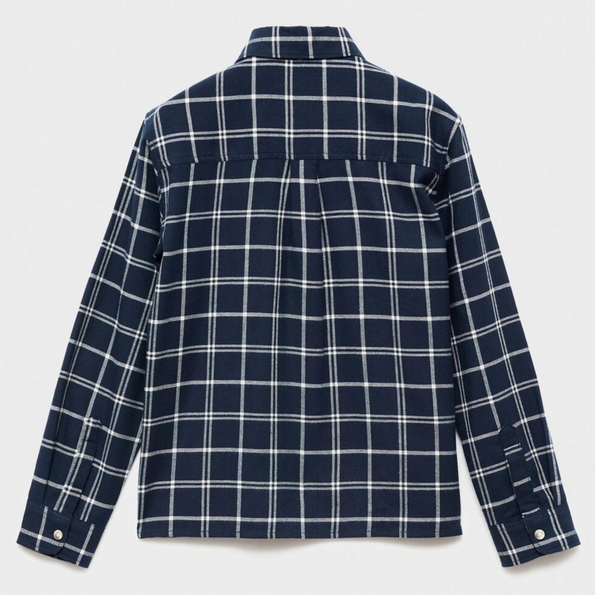 MANGO KIDS - Camisa Cuadros Algodón  Niño Mango Kids