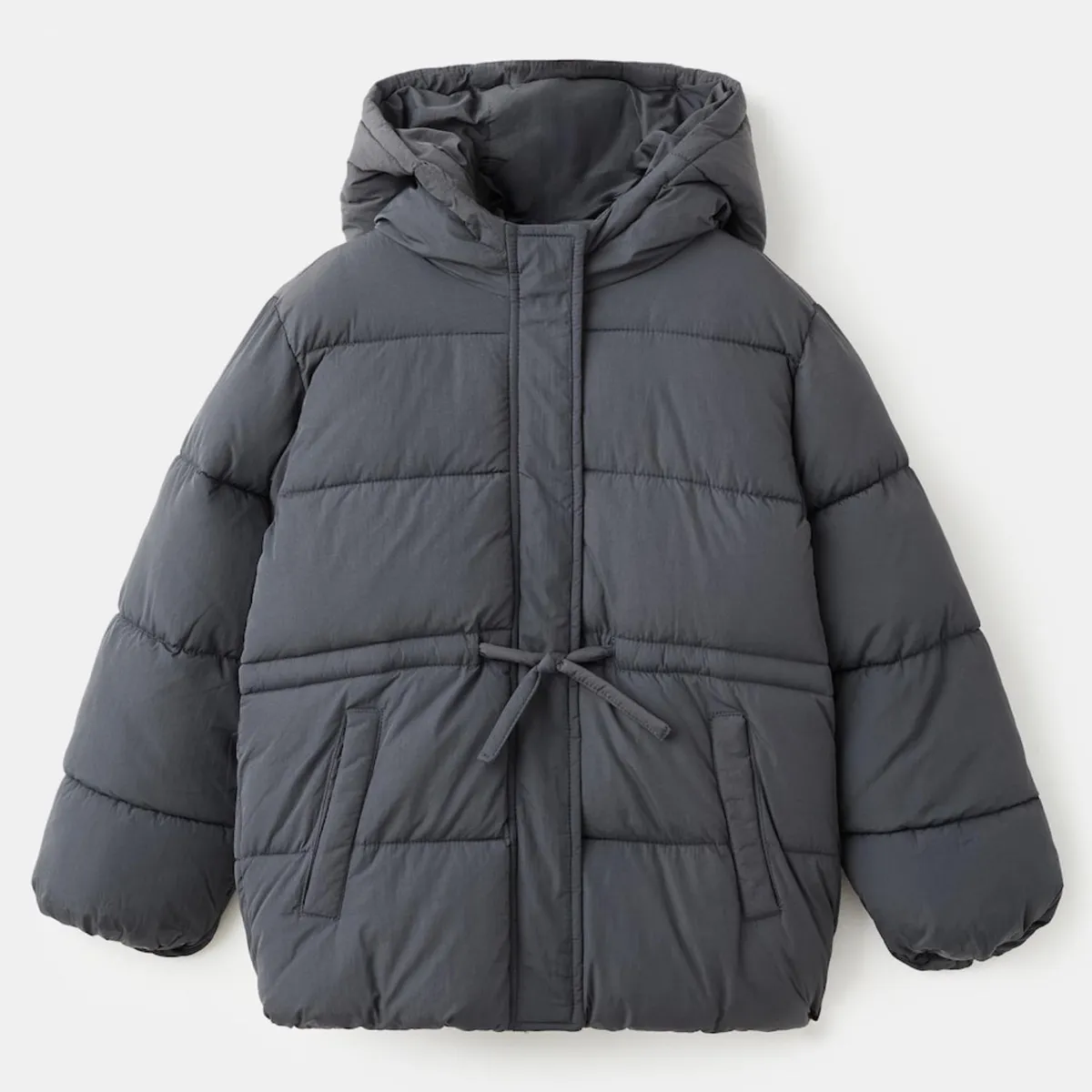 MANGO KIDS - Parka Capucha Lazo Niña Mango Kids