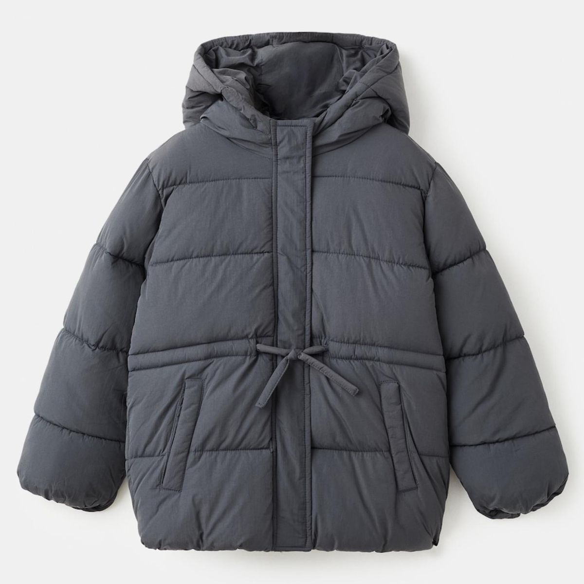 MANGO KIDS - Parka Capucha Lazo Niña Mango Kids