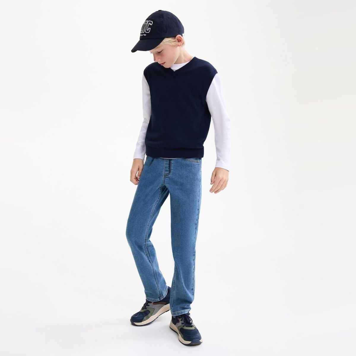 MANGO KIDS - Jeans Comfy Cordón Niño Mango Kids