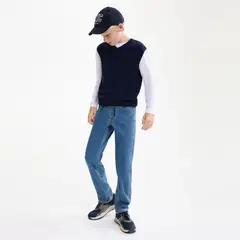 MANGO KIDS - Jeans Comfy Cordón Niño