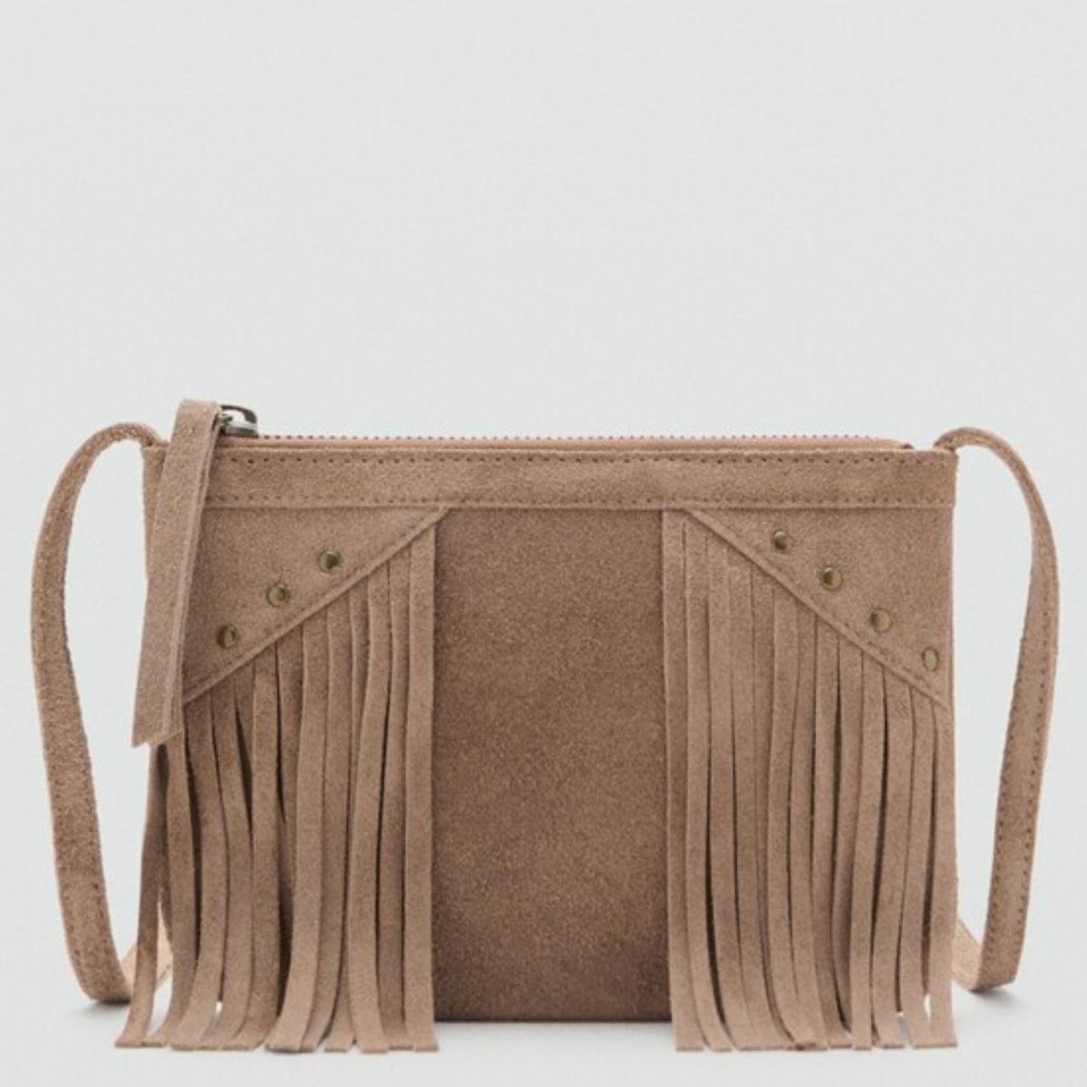 MANGO KIDS - Bolso Flecos Piel Niña Mango Kids