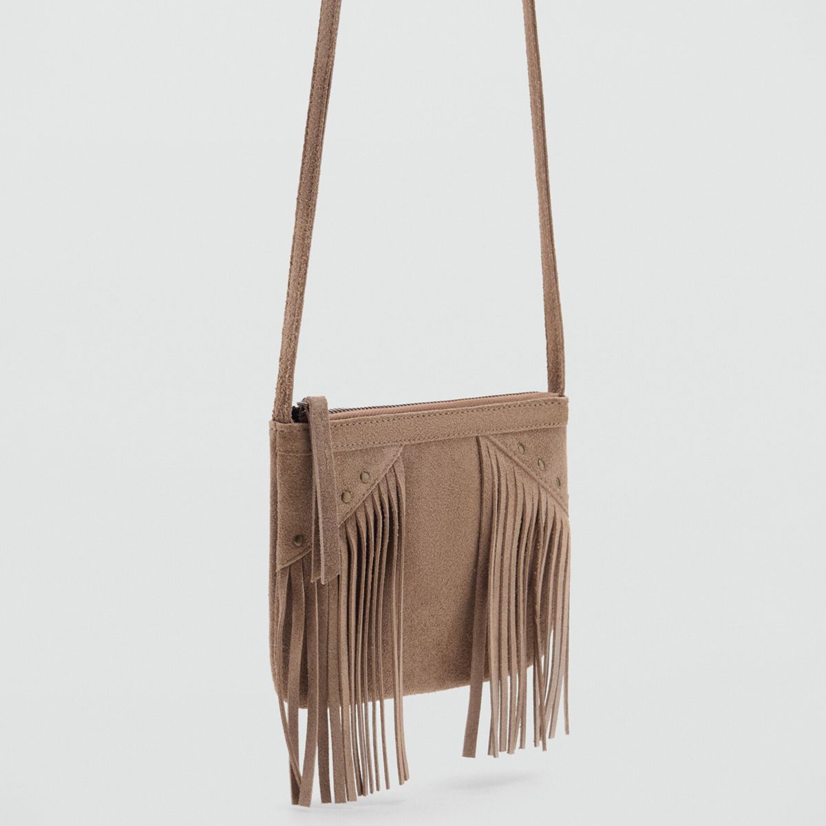 MANGO KIDS - Bolso Flecos Piel Niña Mango Kids
