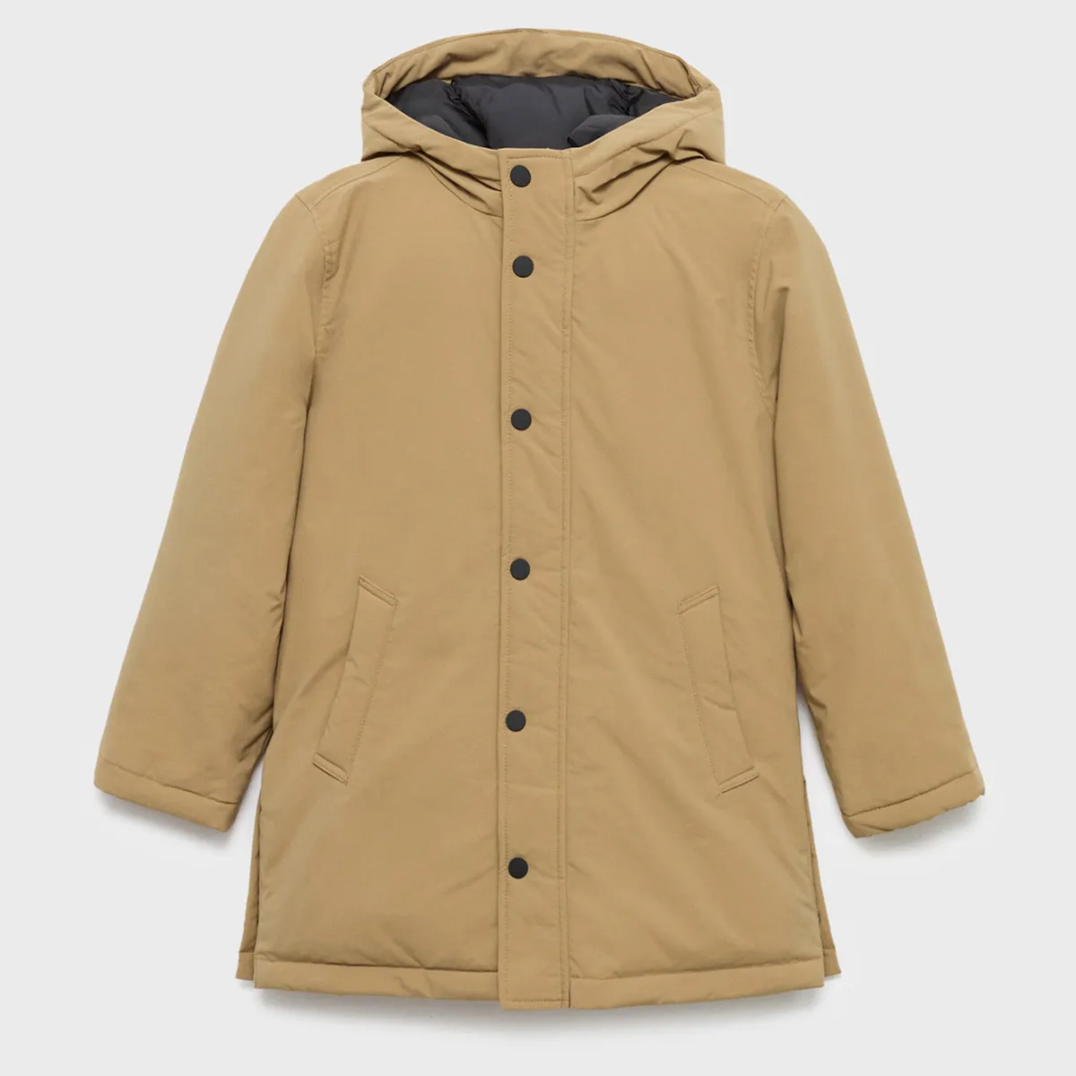 MANGO KIDS - Parka Capucha Botones Niño Mango Kids