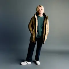 MANGO KIDS - Parka Capucha Botones Niño