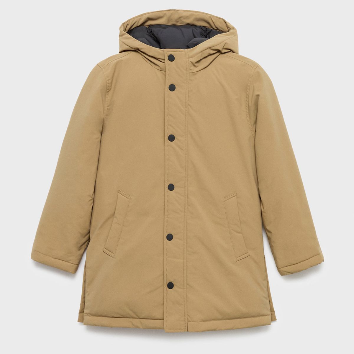 MANGO KIDS - Parka Capucha Botones Niño Mango Kids