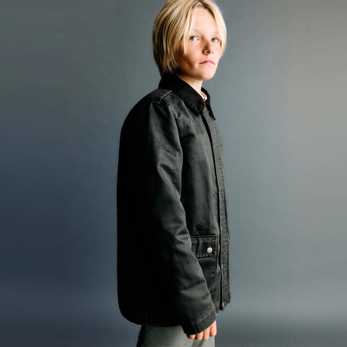 MANGO KIDS - Parka Efecto Encerado Niño Mango Kids