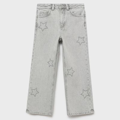 Imagen 1 del producto Jeans Wideleg Estrellas Niña