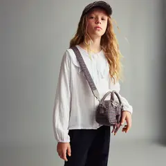 MANGO KIDS - Camisa Bambula Volantes Niña