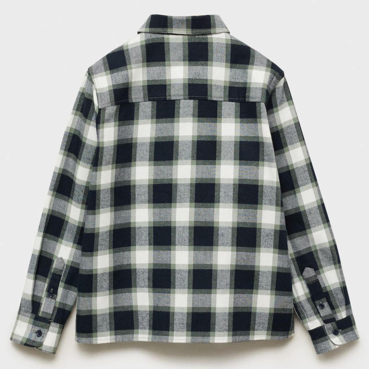 MANGO KIDS - Camisa Algodón Cuadros  Niño Mango Kids