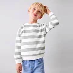 MANGO KIDS - Polerón Algodón Rayas Bebé Niño