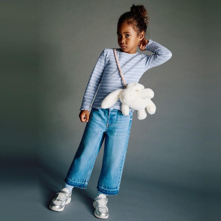 MANGO KIDS Polera Rayas Algodón Bebé Niña