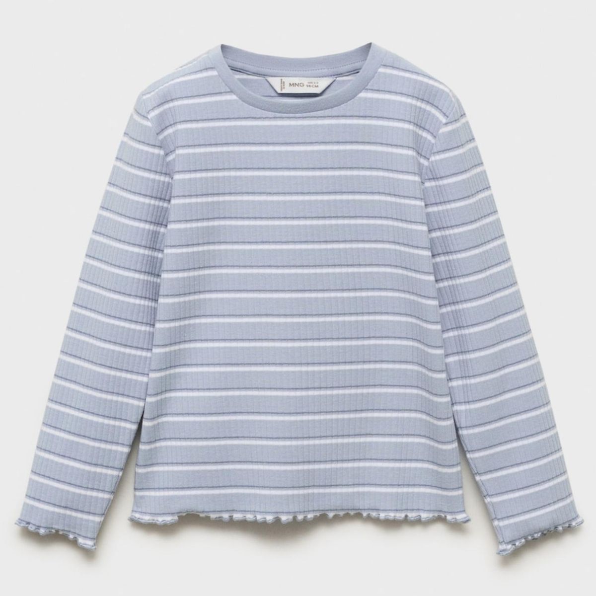 MANGO KIDS - Polera Rayas Algodón Bebé Niña Mango Kids