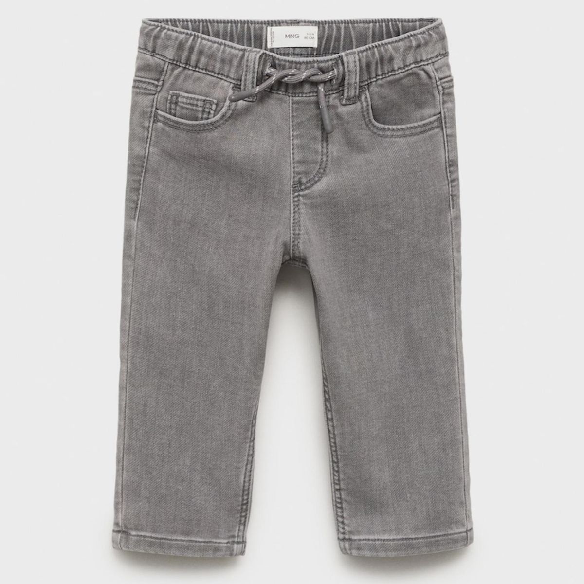 MANGO KIDS - Jeans Rectos Cordón Bebé Niño Mango Kids