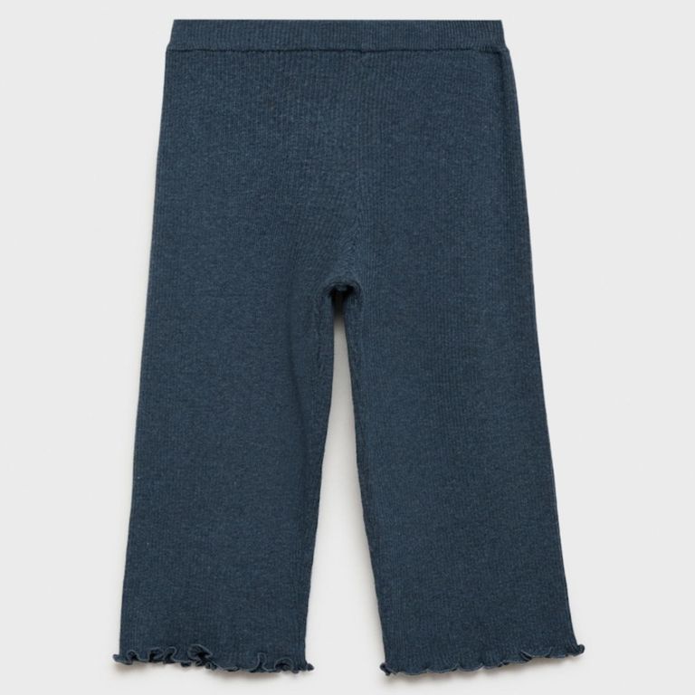 MANGO KIDS Pantalón Punto Canalé Bebé Niña