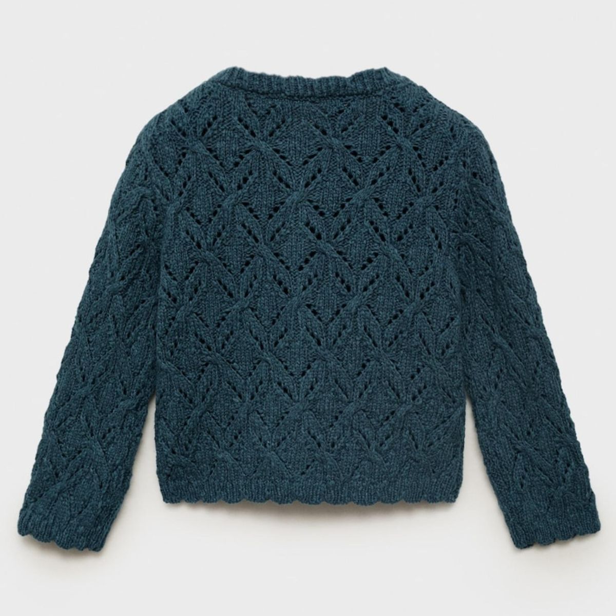 MANGO KIDS - Cárdigan Punto Calado Unisex Bebé Mango Kids