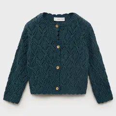 MANGO KIDS - Cárdigan Punto Calado Unisex Bebé